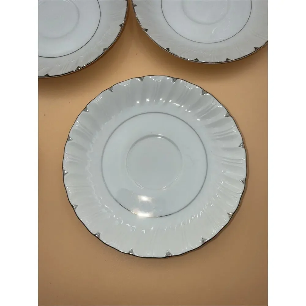 20 Piece Vintage Footed Cups And Saucers Harmony House Heirloom Fine China #351
